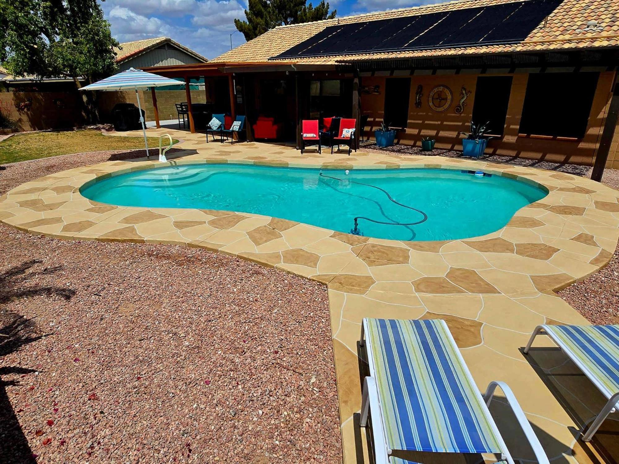 Cozy Home With Pool, Fire Table, Bbq, Rv Parking Mesa Exteriör bild